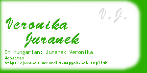 veronika juranek business card